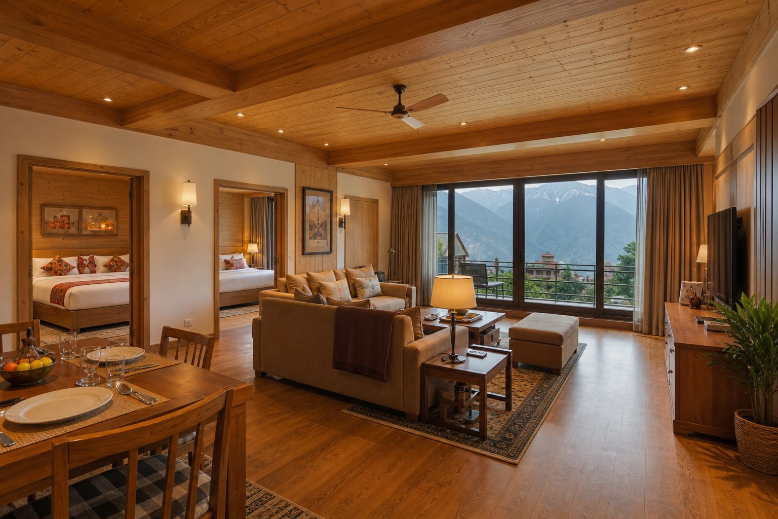 Spacious family suite
