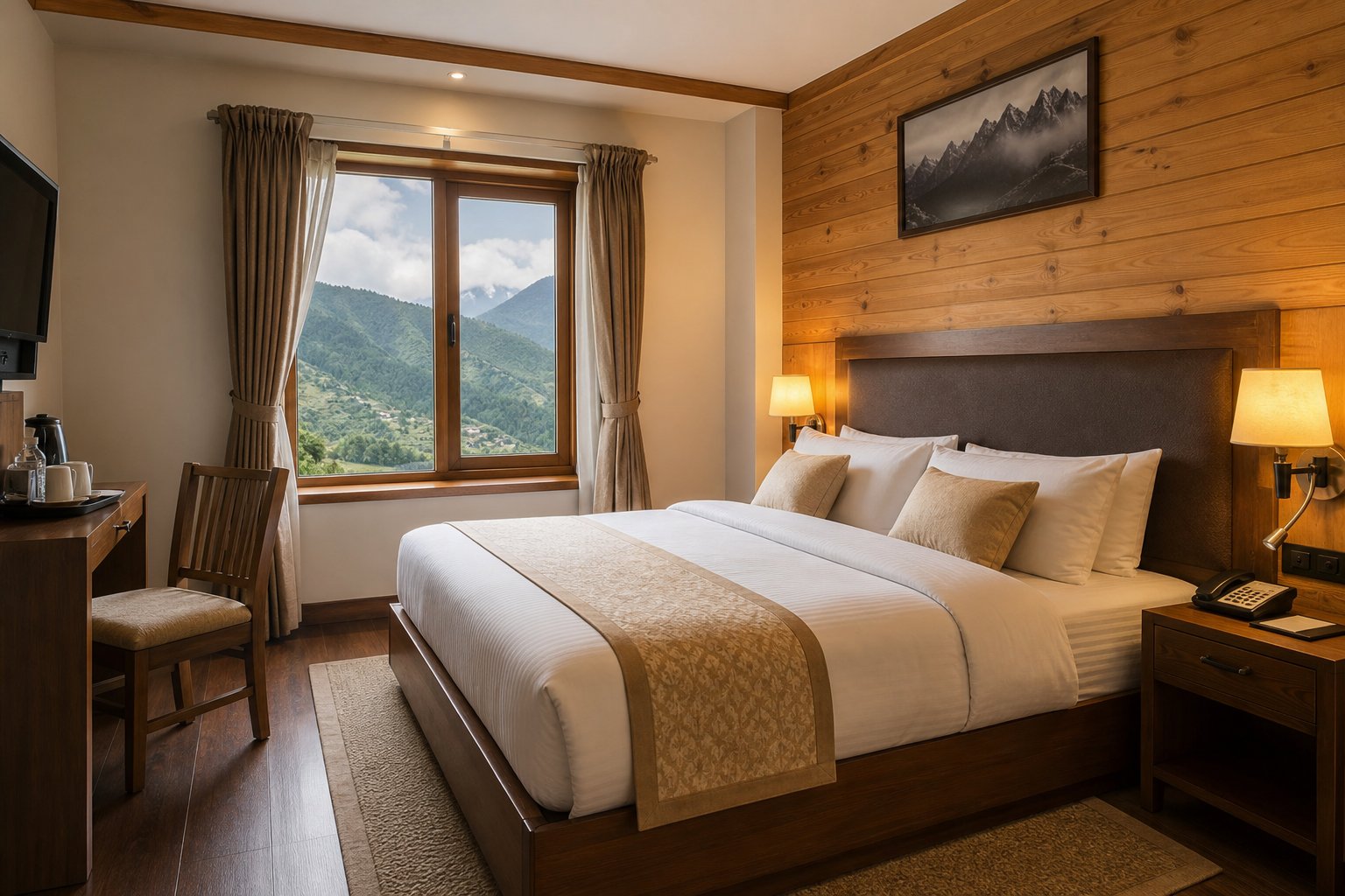 Superior room with mountain view
